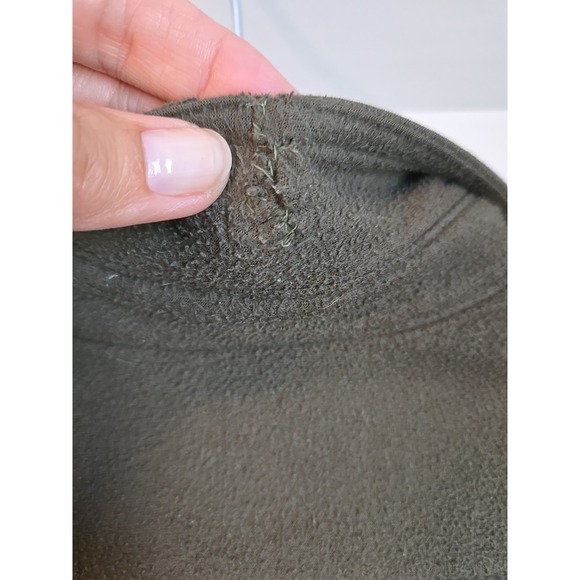 Men's Cabela's VTG Green Chamois Flannel Long Sleeve Hunting Shirt Size Medium - Picture 6 of 8